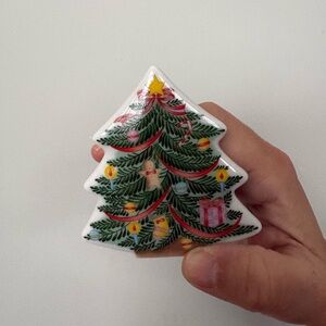 Vintage Christmas tree candle holder Made in Japan